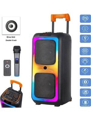 Depozee Bluetooth Hoparlör - Renk: Siyah, Özellik: Kablosuz, Dinleme Süresi: 5-10 Saat, Çoklu Bağlantı