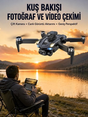 Genel Tedarik Ekranlı Kumandalı Katlanabilir Kamera Drone Hobi ve Günlük Kullanım