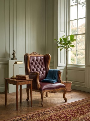 Gazzini Furniture Realm Klasik Ahşap Berjer