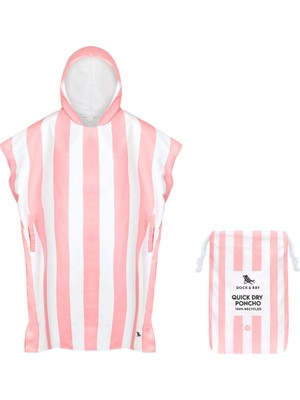 Dock And Bay Uv Korumalı Yetişkin Panço Cabana M Malibu Pink