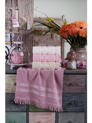 Seraser Home Tekstil Polina | 3'lü El&yüz Havlu Seti