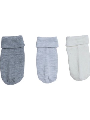 Hellobaby Unisex 3lü Kıvrık Çorap