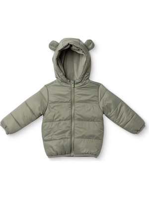 Hellobaby Erkek Bebek Mont Fermuarlı Kapüşonlu Long Sleeve