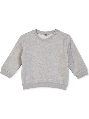 Hellobaby Erkek Bebek Sweatshirt Bisiklet Yaka Long Sleeve