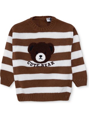 Hellobaby Erkek Bebek Kazak Bisiklet Yaka Long Sleeve