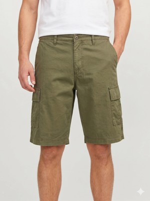 Jack & Jones Jack&jones 12292263 Erkek Kargo Sort - Haki