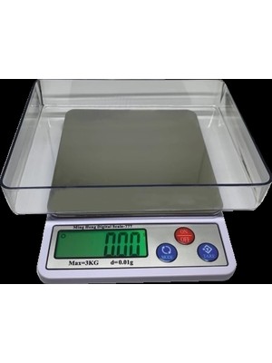 Genel Tedarik Diamond Dijital Göstergeli Profesyonel Hassas Terazi MH-777 (3 Kg-0.01)