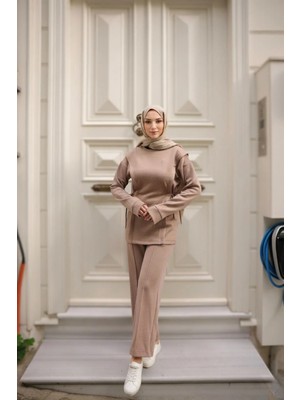 Bwest Taşlı Ikili Takım - Bej