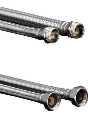 Mey İthalat Mey Ithalat® 3/8x3/8 Nipelli Flex Hortum 40 cm