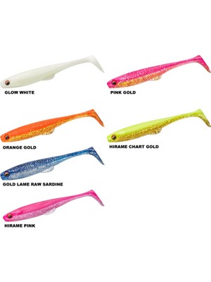 Daiwa Daıwa Fj Duckfın Shad (7 Ad) 4.2'' 11CM Gold Lame Raw Sardıne