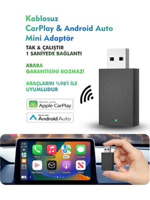 Genel Tedarik Kablosuz Android Auto/car Play USB Dongle Cihazı