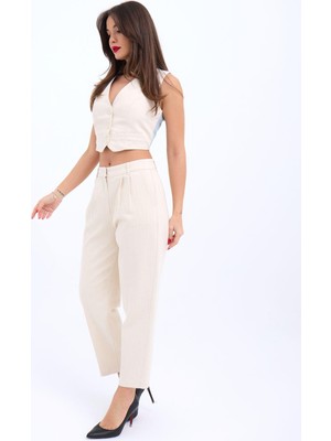 De'charme 6917 Pantolon-Bej