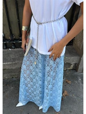 De'charme Maxi Dantel Etek 4047