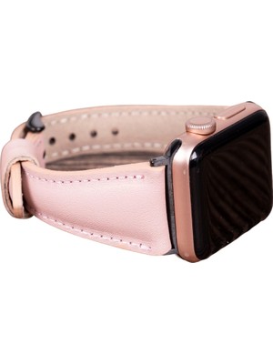 Genel Tedarik Apple Watch Uyumlu Deri Kordon 42-44-45MM Slim Nu2