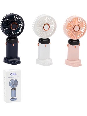 Csl F100 Şarjlı Mini Fan Siyah