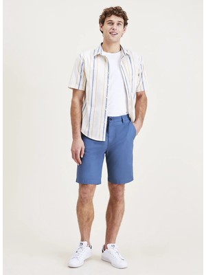 Dockers Mavi Erkek Kısa Normal Bel Straight Şort 85868-0141