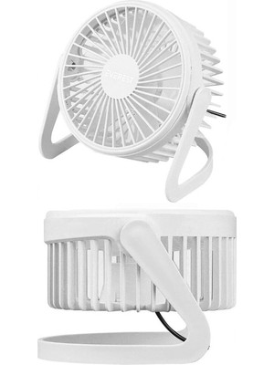 Genel Tedarik Masaüstü Mini USB Fan - Pvc Gövdeli - 360° Ayarlanabilir