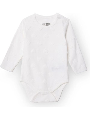 TeknoKapsül Ebebek Hello Baby Hellobaby Kız Bebek Uzun Kol Body Çıtçıtlı Yaka