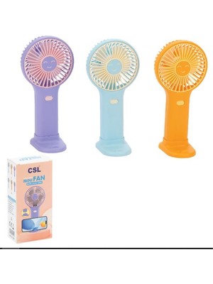 Csl Cs-39 Şarjlı Mini Fan Mor