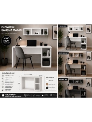 Home Çalışma Masası, Bilgisayar Masası, Kitaplıklı Çalışma Masası, %100 Mdf Masa, Beyaz Masa, Safir Meşe Masa, Antrasit Masa, Ofis Masası, Öğrenci Masası, Modern Çalışma Masası
