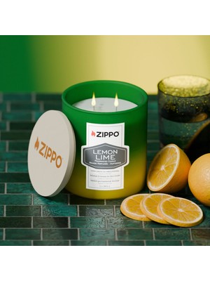 Zippo Odor Masking Candle - Lemon Lime