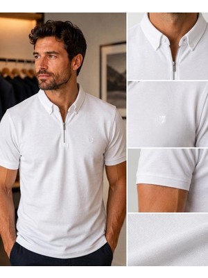 Craft Kagi Fermuarlı Polo Yaka Tişört