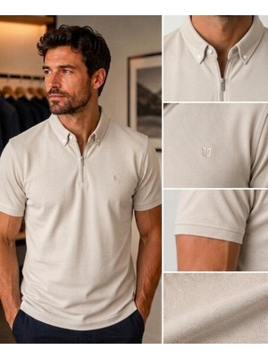 Craft Kagi Fermuarlı Polo Yaka Tişört