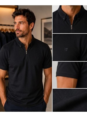 Craft Kagi Fermuarlı Polo Yaka Tişört