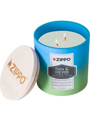 Zippo Odor Masking Candle - Gin & Herb