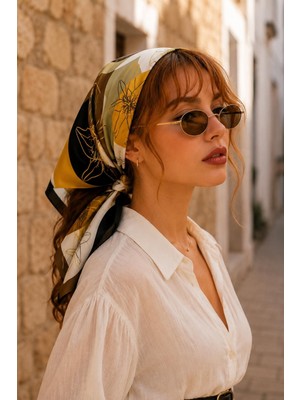 Afvente Desenli Fular Bej
