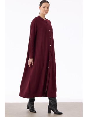 Tığ 21842 Nervür Detaylı Max Boy Triko Rayon Hırka