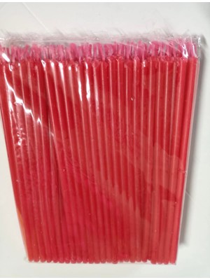 Ege Concept Life 12 cm Kırmızı Pasta Mumu 100 Lü Paket