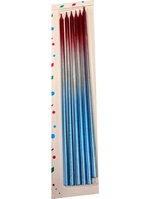Ege Concept Life 20 cm Pasta Mumu Mavi Geçişli 6'lı Paket