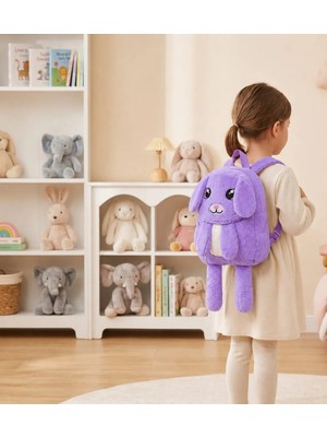 PeriMila Peluş Tavşan Figürlü Çocuk Sırt Çantası