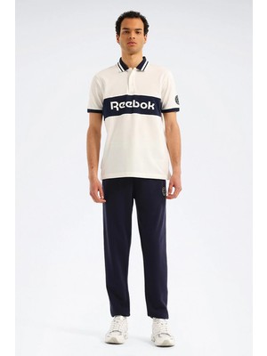 Reebok Lawn Club Polo Ekru Erkek Kısa Kol T-Shirt