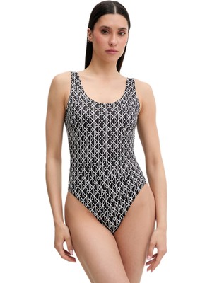 Calvin Klein Kadın Sırt Dekolteli Mayo LV00Q61205