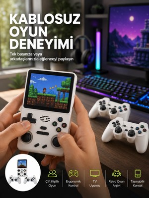 Genel Tedarik HDMI Destekli Kablosuz Oyun Konsolu 10.000 Oyun Yeni Nesil
