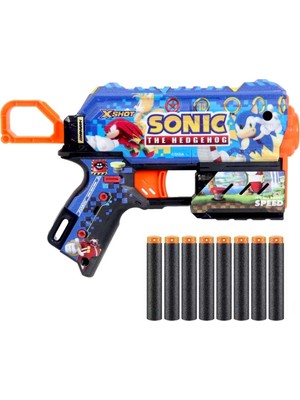 Genel Tedarik X-Shot Skins Sonic Dart Fırlatıcı 8 Dartlı -S00036648