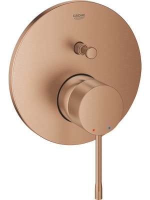 Grohe Essence Ankastre Banyo Duş Bataryası 2 Çıkışlı Divertörlü Br Warm Sunset 24167DL1