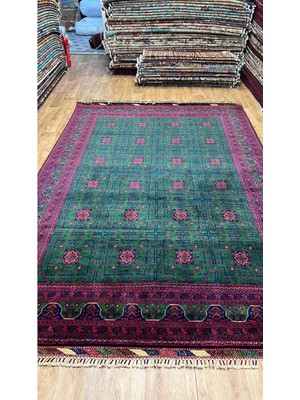 Türkmen Rug El Dokuma Afghan Halısı