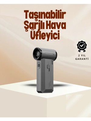 Sibelora Home Yüksek Hızlı Kablosuz El Tipi Hava Üfleme Temizlik Cihazı