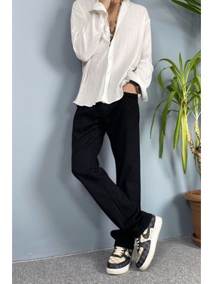 Alışveriş Sokağı Fit Kesim Jean Siyah - Kot Pantolon