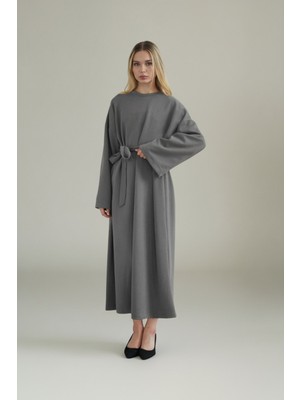 Molly Nelly Kadın Oversize Basic Penye Elbise