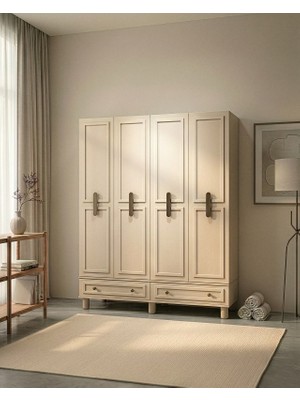 Aydınev Tokyo Mdf 4 Kapaklı Dolap