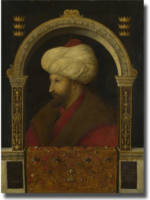 Rosaart Fatih Sultan Mehmet Portresi Posteri,çerçevesiz Poster, Iı. Mehmet, Osmanlı Padişahı, Klasik Sanat Baskısı