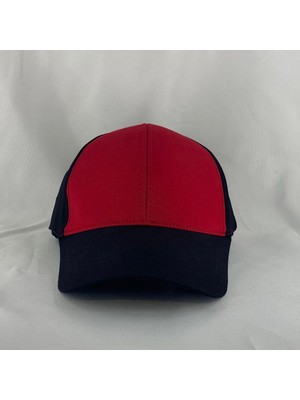 Grippatch Düz Siyah Kırmızı Unisex Şapka