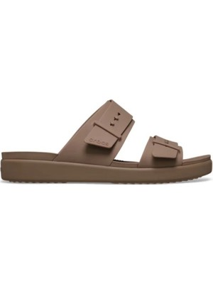Crocs 211215-BROOKLYN Buckle Low 2q9-Latte Kadın Terlik
