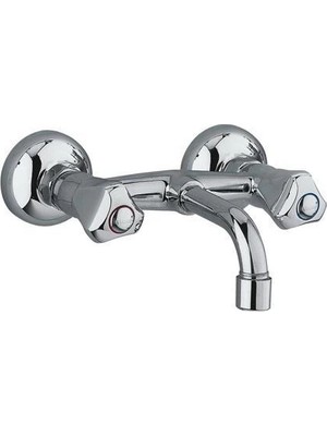 Mey İthalat Mey Ithalat® Itimat Alfa 207 Sabit Lavabo Bataryası Duvardan