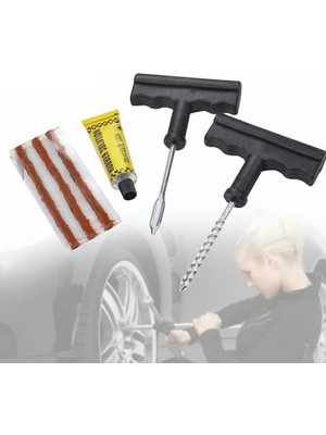 Negok Otomobil Motosiklet Bisiklet Için Güvenli Lastik Tamir Kiti