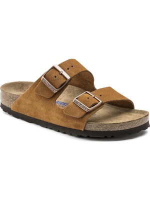 Birkenstock Arizona Bs Soft Foothed Hardal Çift Toka Erkek Terlik